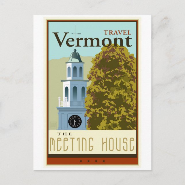 Carte Postale Travel Vermont (Devant)
