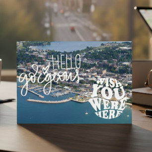 Carte Postale Traverse City Michigan Hello Gorgey
