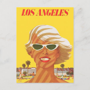 Carte Postale Traverse vintage Los Angeles California
