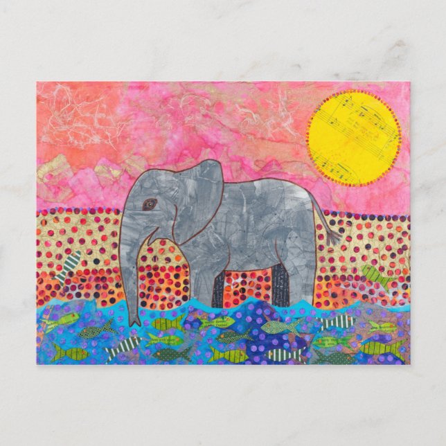 Carte Postale Traversée fluviale (Devant)