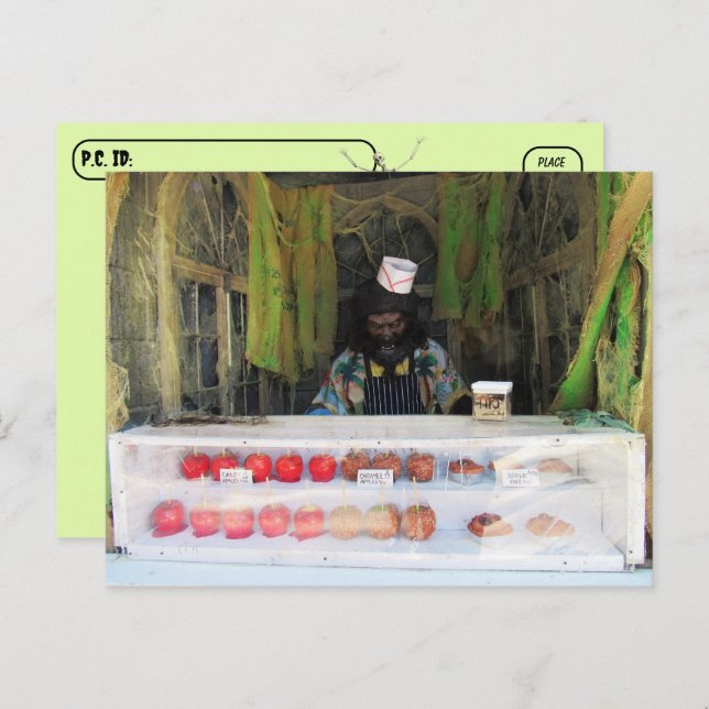 Carte Postale Traversée - Werewolf / Wolfman Salesman (Devant / Derrière)