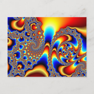 Carte Postale Traverser - Art fractal