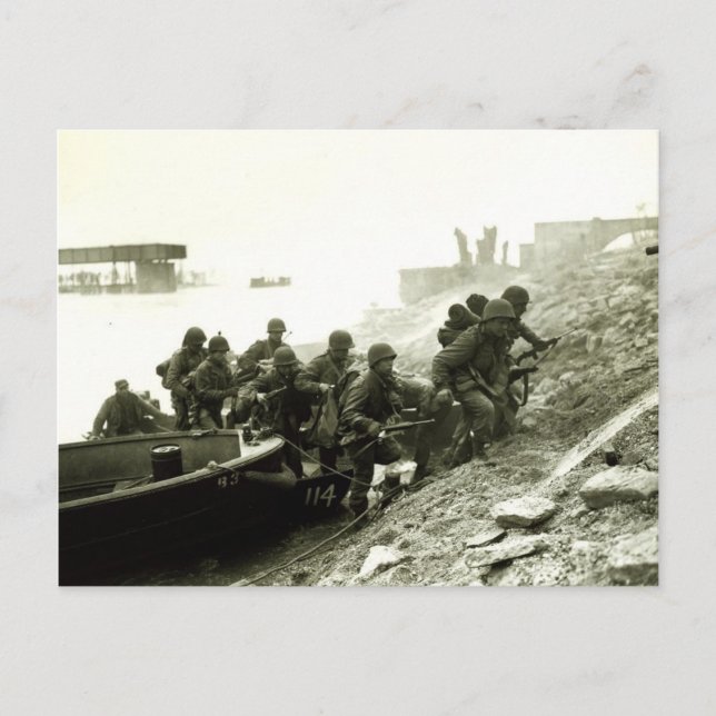 Carte Postale Traverser le Rhin (Devant)