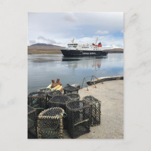 Carte Postale Traversier Calmac naviguant vers Islay en Écosse