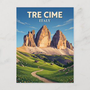 Carte Postale Tre Cime di Lavaredo Italie