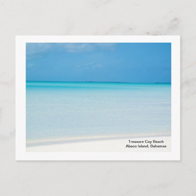Carte Postale Treasure Cay Beach (Devant)