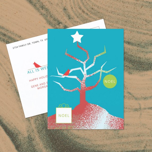 Carte postale TREE OF ART Holiday (Créateur téléchargé)