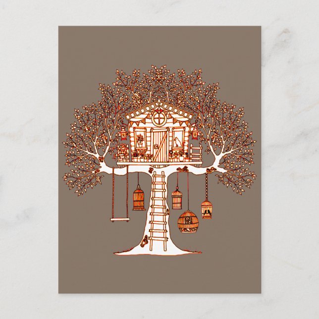 Carte Postale Treehouse (Devant)