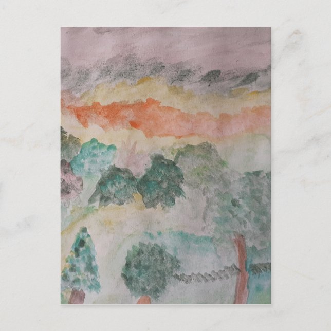 Carte Postale Trees On The Bay (Devant)