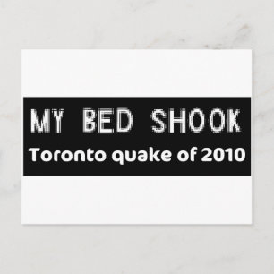 Carte Postale TREMBLEMENT DE TERRE Toronto