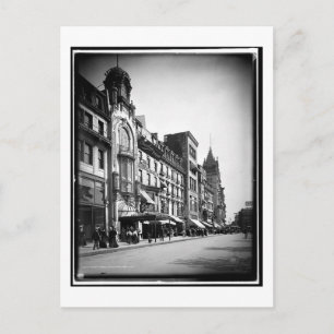 Carte Postale Tremont Street, au sud, Boston, MA Vintage