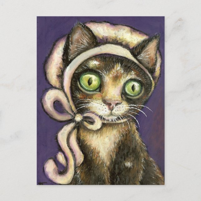 Carte Postale Très courtois chaton (Devant)