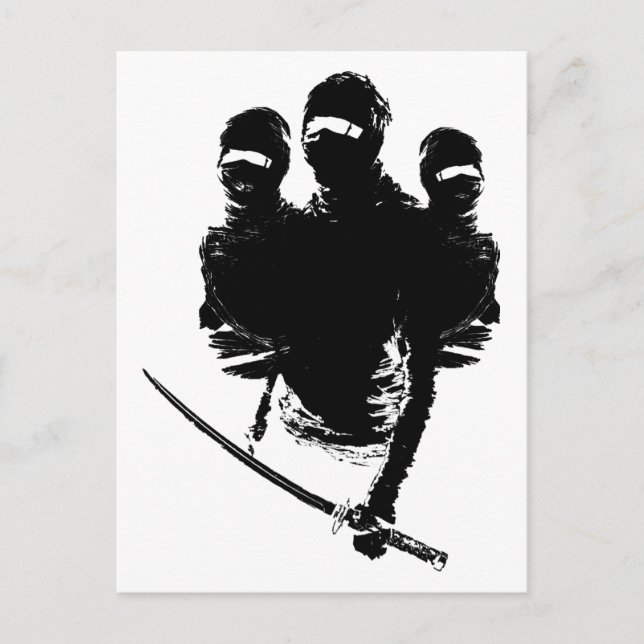Carte Postale tres ninjas. (Devant)