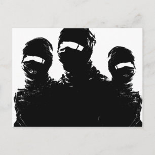 Carte Postale tres ninjas.