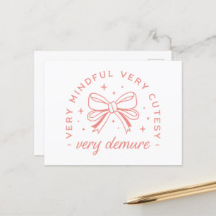 Carte Postale Très pauvre très attentif très courtois