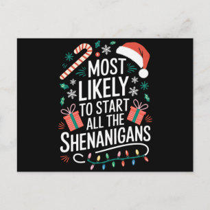 Carte Postale Très Probable De Commencer Toutes Les Shenanigans