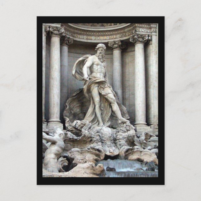 Carte Postale trevi rome (Devant)