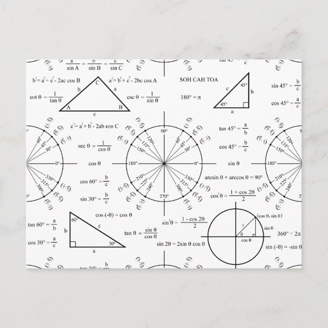 Carte Postale Triage et triangles (Devant)