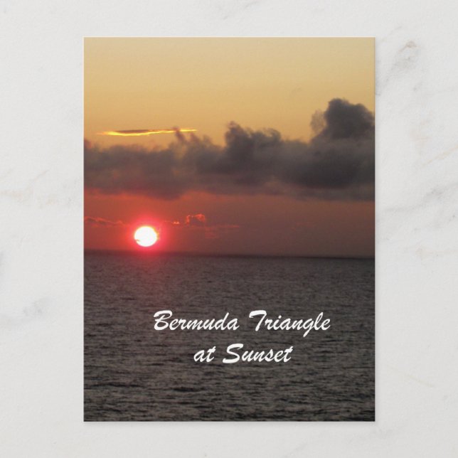 Carte Postale Triangle des Bermudes (Devant)