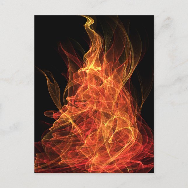 Carte Postale Triangle d'incendie (Devant)