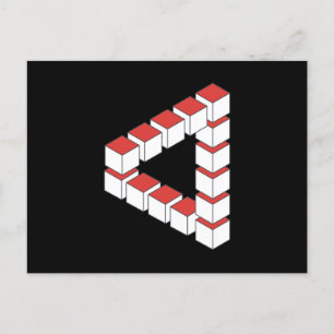 Carte Postale Triangle impossible Abstrait