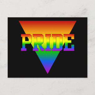 Carte postale triangle Pride, personnaliser