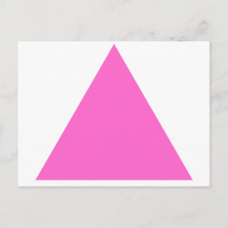 Carte Postale Triangle rose