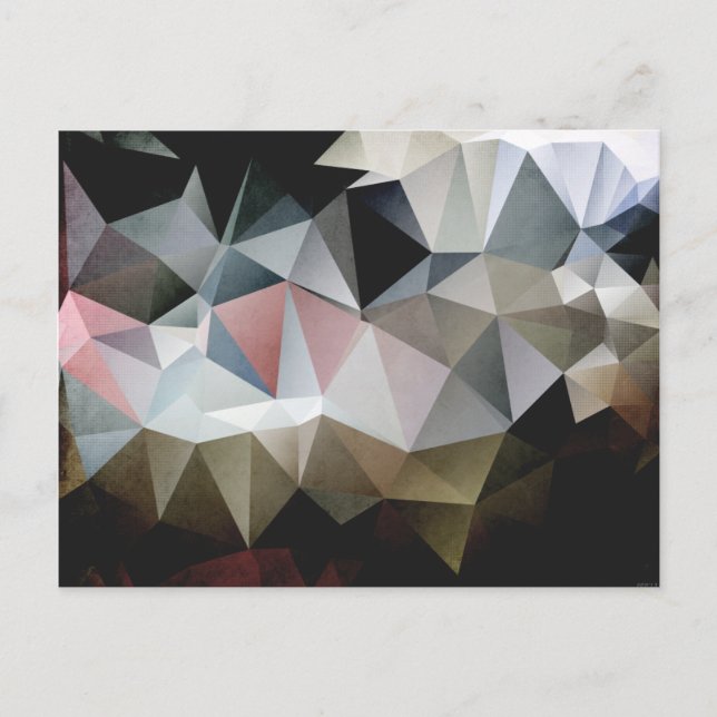 Carte Postale Triangles texturés (Devant)