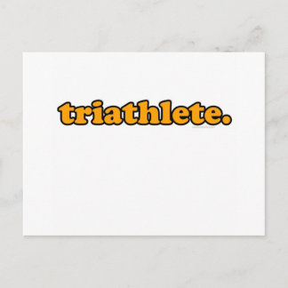 Carte Postale triathlète
