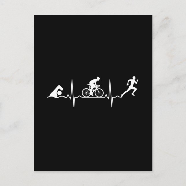 Carte Postale Triathlon - Triathlon (Devant)