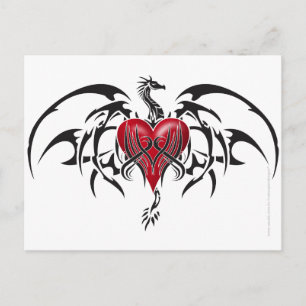 Carte Postale Tribal de Dragão