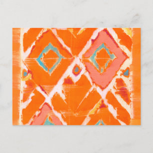 Carte Postale Tribal Orange II