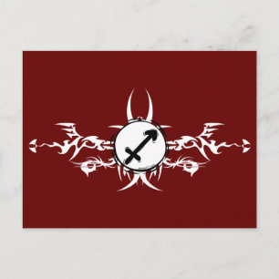 Carte postale Tribal Sagittarius