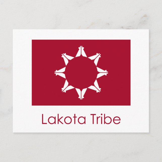 Carte Postale tribu Lakota (Devant)
