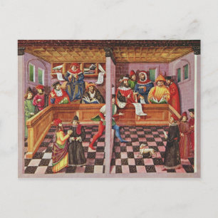 Carte Postale Tribunal des scientifiques