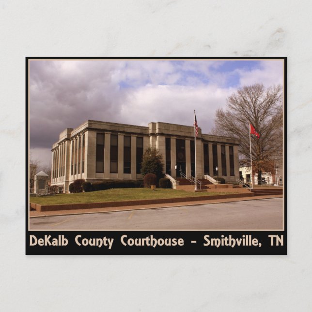 Carte Postale Tribunal du comté de DeKalb - Smithville, TN (Devant)