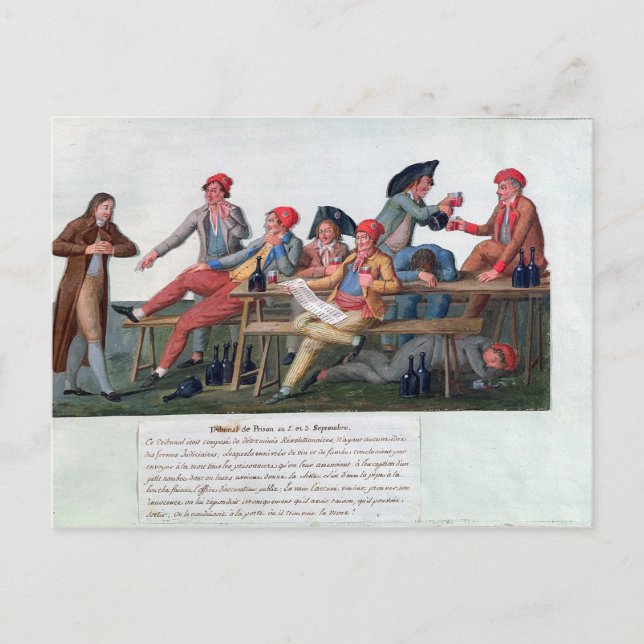 Carte Postale Tribunal pénitentiaire des 2 et 3 septembre 1792 (Devant)