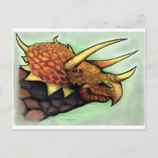 Carte Postale Tricératops