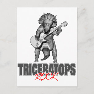 Carte Postale Tricératops Rocks