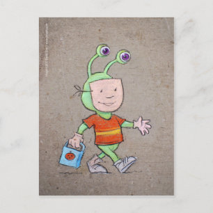 Carte Postale tricher ou traiter