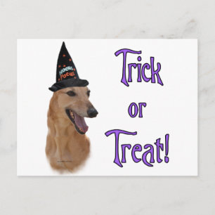 Carte Postale Trick gris (rouge)