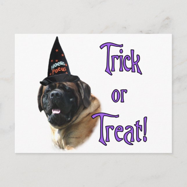 Carte Postale Trick Mastiff (abricot) (Devant)