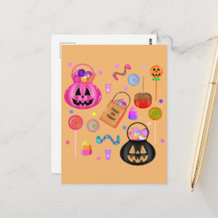 Carte Postale Trick or Treat