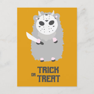 Carte Postale Trick ou Treat Halloween