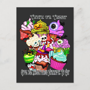 Carte Postale Trick Ou Treat Me Donner Quelque Chose D'Horrifiqu