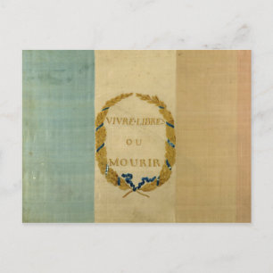 Carte Postale Tricolore avec la devise 'Live Free or Die'