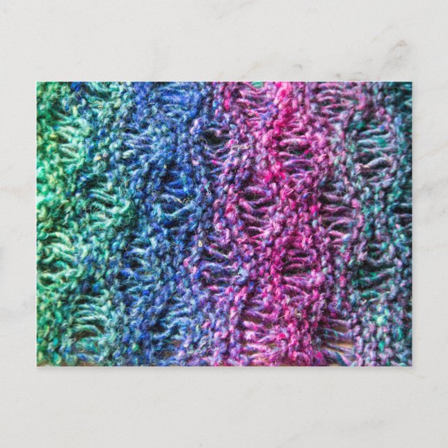 Carte postale tricot (Devant)