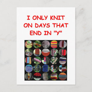 Carte Postale tricot