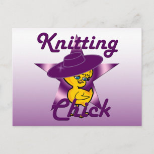 Carte Postale Tricot Chick #9