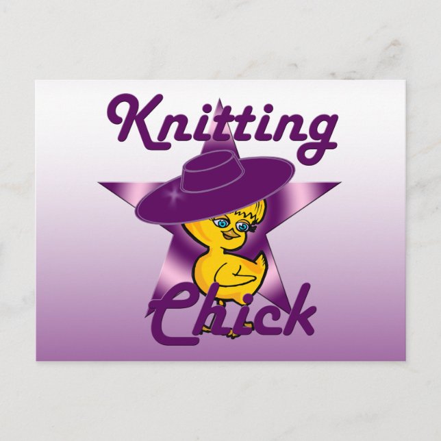 Carte Postale Tricot Chick #9 (Devant)